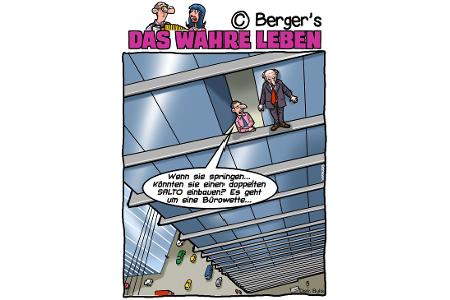 Cartoons mit wahren Lebensgeschichten