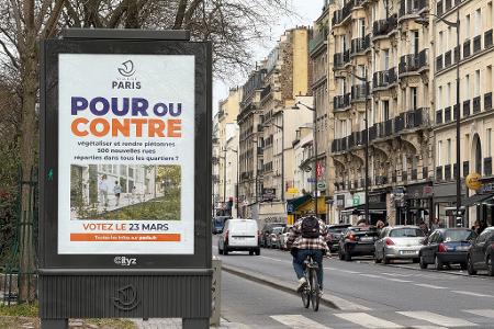 Mehrfach ließ Paris die Bewohner schon über Fragen zur Verkehrspolitik abstimmen. (Archivbild)