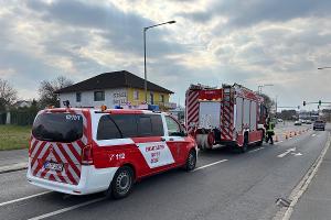 Technischer Defekt an Feuerwehrfahrzeug verursacht Feuerwehreinsatz