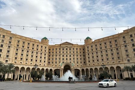 Die USA und Russland verhandelten in einem Luxushotel in der saudischen Hauptstadt Riad.