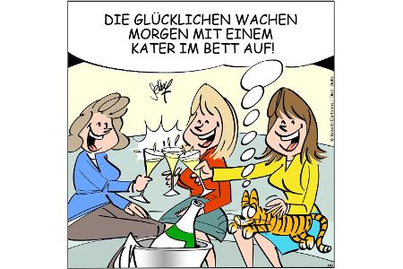 Cartoons zu trendigen Themen