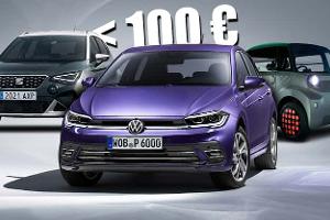 Diese Neuwagen gibt's für unter 100 Euro im Monat