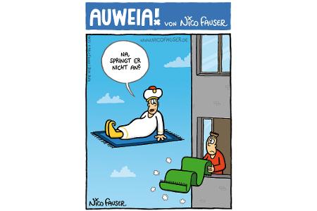 Alltäglicher Humor und Vögel