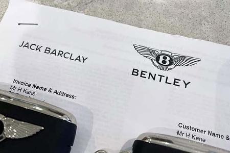Bentley Continental GT Supersports Harry Kane