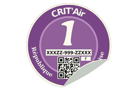Crit Air Umweltplaketten Frankreich