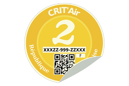 Crit Air Umweltplaketten Frankreich
