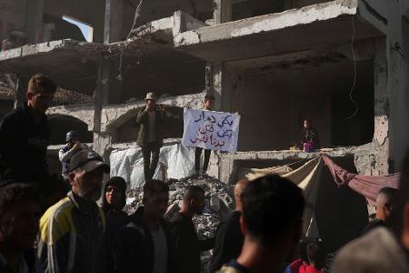 Die Proteste in Gaza gegen den Krieg und die Hamas gehen weiter. (Archivbild)