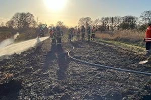 Flächenbrand in Tarmstedt