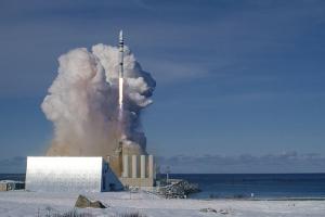 Deutsche Rakete gestartet - 30-Sekunden-Flug