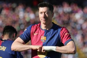 Doppelpacker Lewandowski: Barca wieder drei Punkte vor Real
