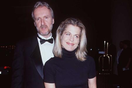James Cameron und Linda Hamilton