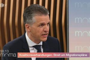 Thorsten Frei kündigt im ZDF "restriktivere Migrationspolitik" an