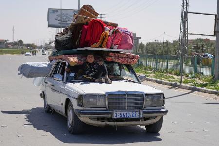 Israels Armee rief die Menschen im Großteil von Rafah zur Flucht auf. 