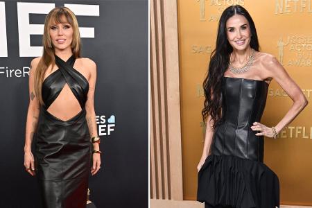 Hingucker: Die coolsten Leder-Looks der Stars Hingucker: Die coolsten Leder-Looks der Stars
