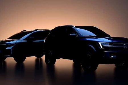Nissan neue Elektro-Modelle 2025 und später Teaser Nissan neue Elektro-Modelle 2025 und später Teaser