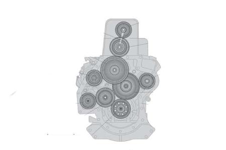 VW Motor Stirnrad