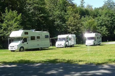 Stellplatz am Festplatz