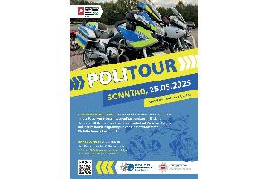 Landkreis - PoliTour 2025 - Polizei lädt am 25. Mai zu geführten Motorradtouren ein