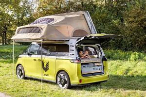 Ungewöhnliches Aufstelldach für ID. Buzz-Camper
