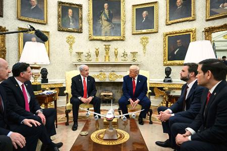 Israels Premier Netanjahu hat in US-Präsident Trump einen wichtigen Verbündeten. 