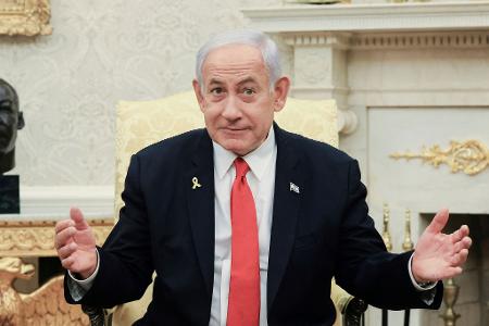 Israels Premier Netanjahu betont im Weißen Haus sein Kriegsziel. 