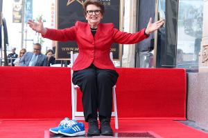 Tennis-Ikone King erhält Stern auf dem Walk of Fame
