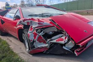 Senior crasht Countach