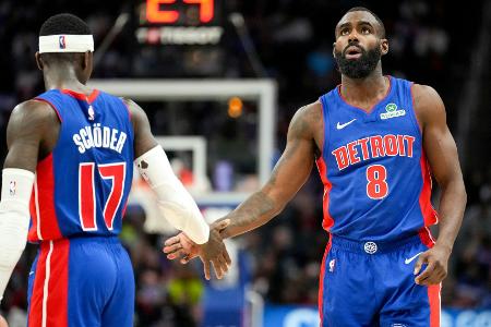 NBA: Schröders Pistons schlagen möglichen Play-off-Gegner NBA: Schröders Pistons schlagen möglichen Play-off-Gegner
