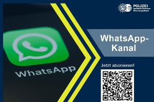 Jetzt abonnieren: Den WhatsApp-Kanal der Polizei Mönchengladbach