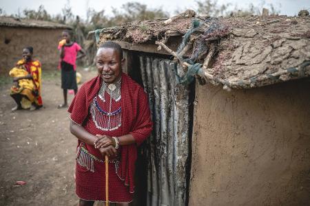 Hirtenvölker wie die Massai in Kenia müssen wegen des Klimawandels zum Teil ihre Siedlungsgebiete verlassen.