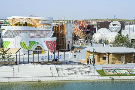 Mehr als 160 Länder, Regionen und internationale Organisatoren sind auf der Expo vertreten. 
