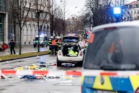 Mitte Februar war ein Auto in München in eine Menschengruppe gefahren. (Archivbild)
