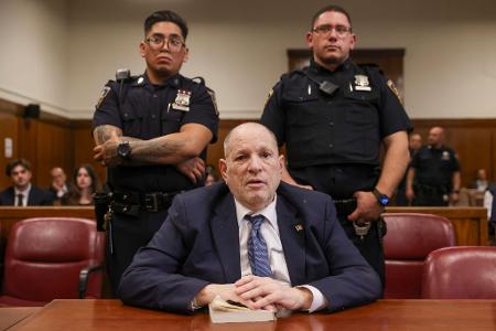 Weinstein im Gerichtssaal in Manhattan.