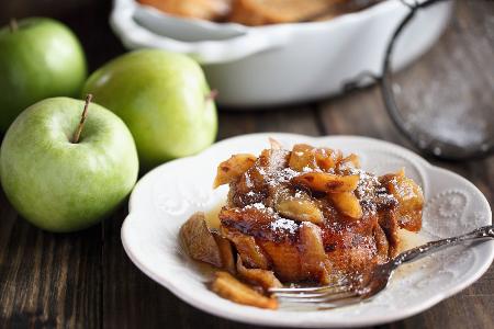 Apfel-Toast-Auflauf 