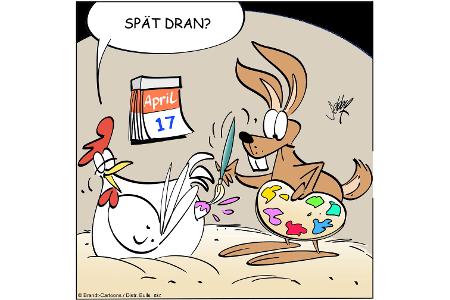 Cartoons zu trendigen Themen
