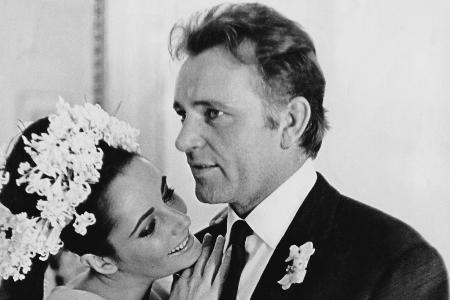 Liz Taylor und Richard Burton 