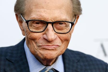 Larry King und Alene Akins