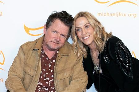 Michael J. Fox und Sheryl Crow herzen sich auf dem roten Teppich Michael J. Fox und Sheryl Crow herzen sich auf dem roten Teppich
