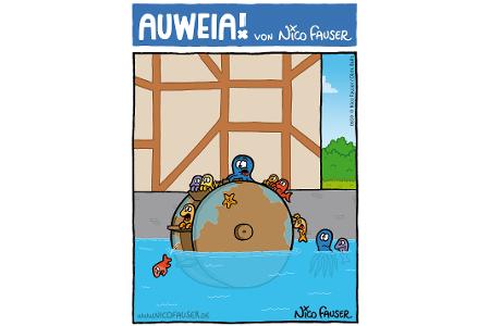 Alltäglicher Humor und Vögel