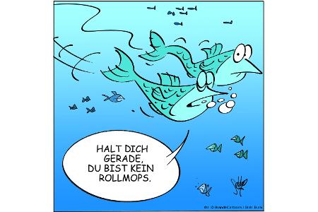 Cartoons zu trendigen Themen