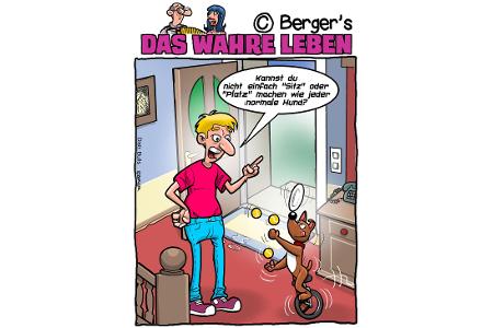 Cartoons mit wahren Lebensgeschichten