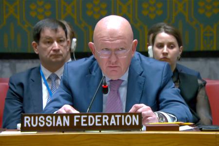 Russlands UN-Botschafter Nebensja dämpft Hoffnungen auf einen Waffenstillstand in der Ukraine. (Archivbild)