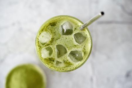 Matcha als Kaltgetränk