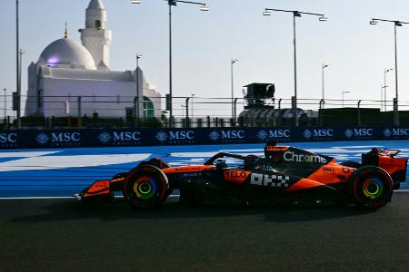McLaren dominiert die Konkurrenz vor dem Qualifying in Dschidda McLaren dominiert die Konkurrenz vor dem Qualifying in Dschidda