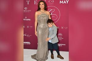 Glamour-Auftritt von Eva Longoria und ihrem kleinen Sohn