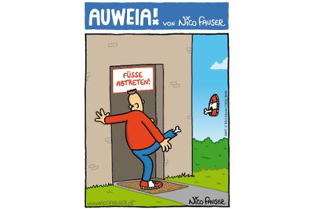 Alltäglicher Humor und Vögel