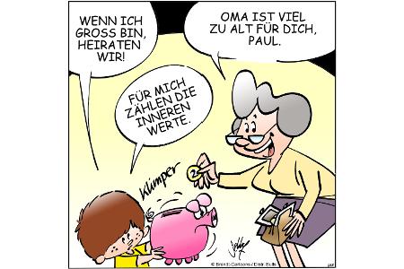 Cartoons zu trendigen Themen