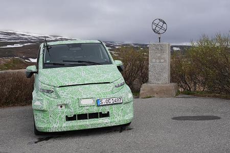 Erlkönig Mercedes V-Klasse mit EQ-Technologie EQV