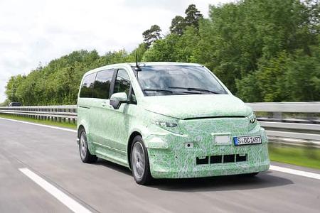 Erlkönig Mercedes V-Klasse mit EQ-Technologie EQV