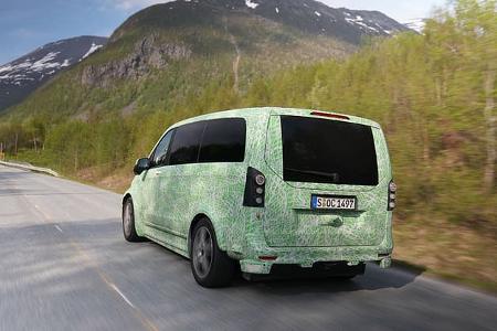 Erlkönig Mercedes V-Klasse mit EQ-Technologie EQV